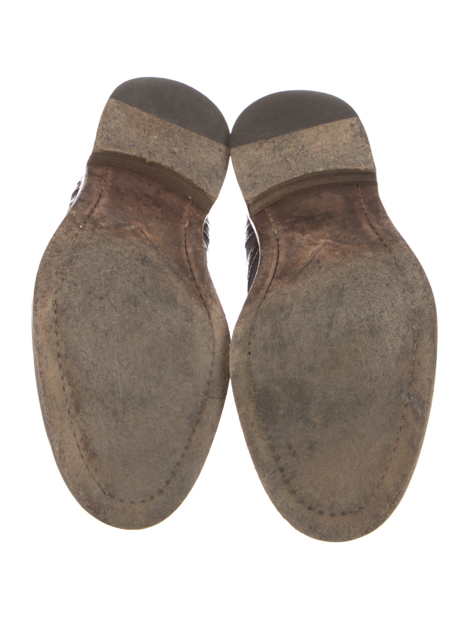 Louis Vuitton Leather Colorblock Pattern Brogues